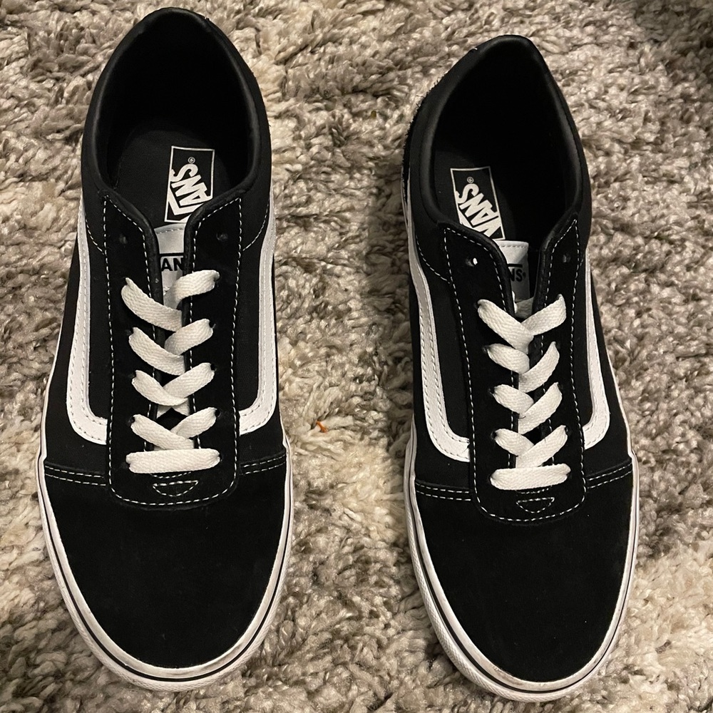 Vans Black and White Old Skool Sneakers
